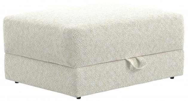 Jackson Jazzy Storage Ottoman in Bone