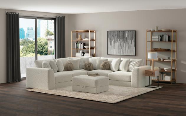 Jackson Jazzy collection arrangement; coordinating pieces sold separately in Bone