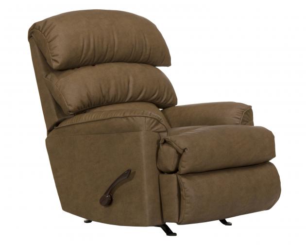 Catnapper Harmony Chaise Rocker Recliner in Chestnut