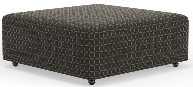 Catnapper Royster Castered Cocktail Ottoman in Walnut