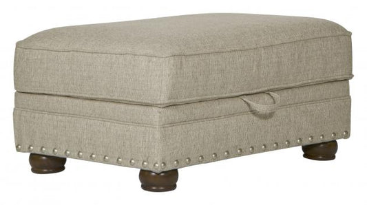 Jackson Farmington Storage Ottoman in Buff