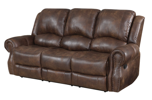 Navarro - Recliner Sofa - Brown