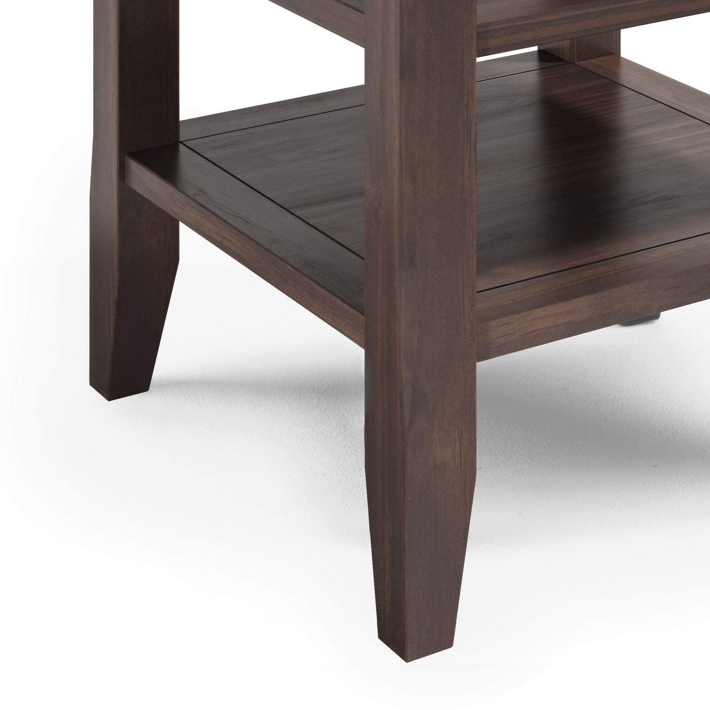 Acadian - End Table - Warm Walnut Brown