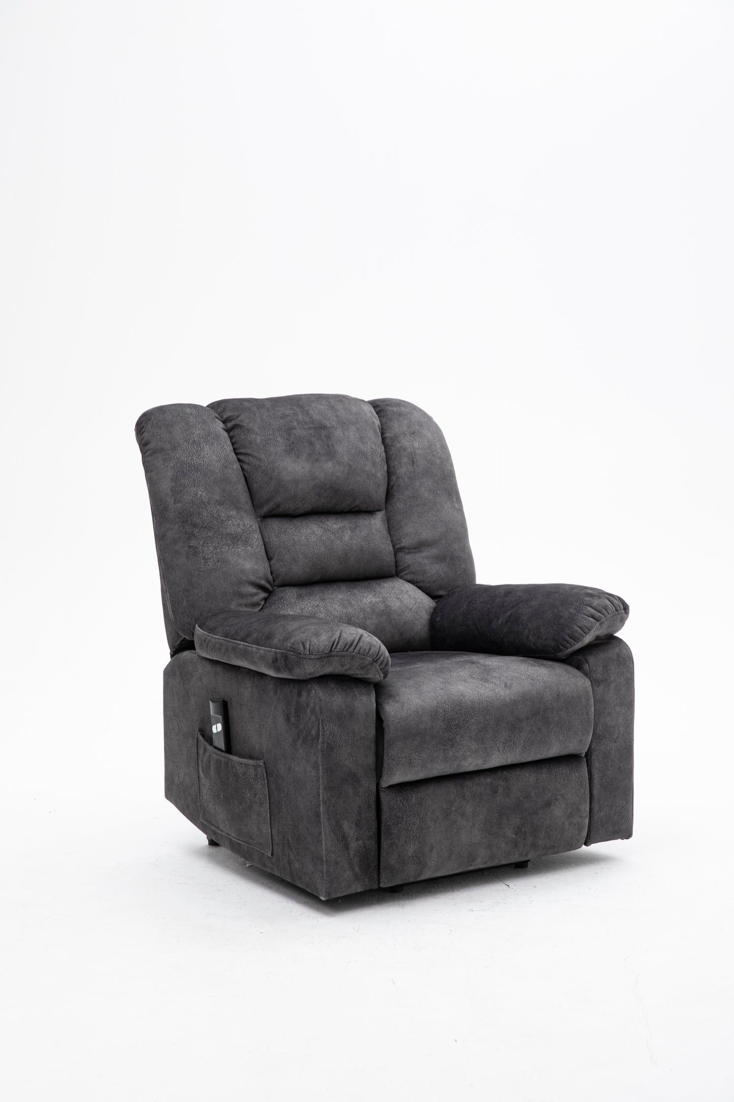 Reclining Lift Chair with Heat and Massage - Gray