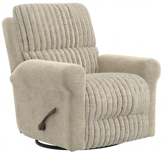 Catnapper Foxy Swivel Glider Recliner in Porcelain