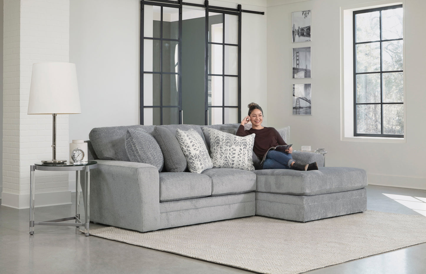 Glacier - 2 Piece Sofa Chaise