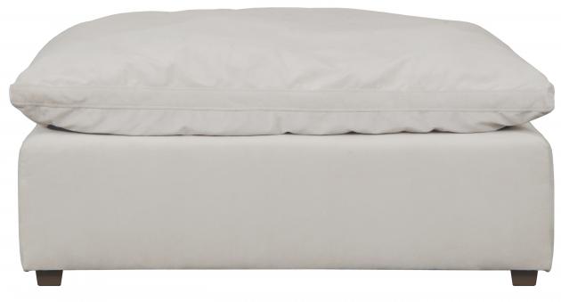 Jackson Posh Cocktail Ottoman in Porcelain