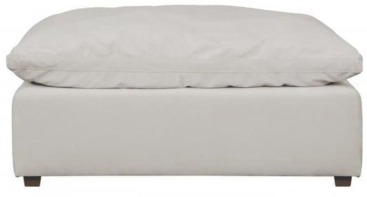 Jackson Posh Cocktail Ottoman in Porcelain