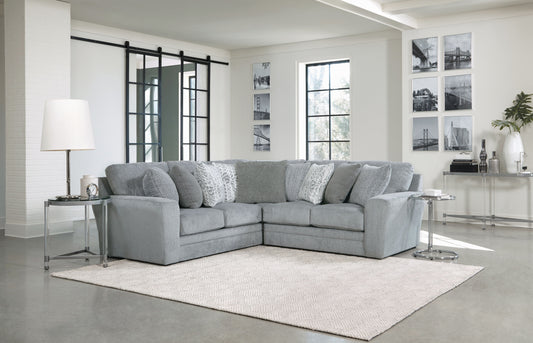 Glacier - 2 Piece Sectional With 9 Included Accent Pillows