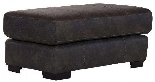 Jackson Grant Ottoman in Steel