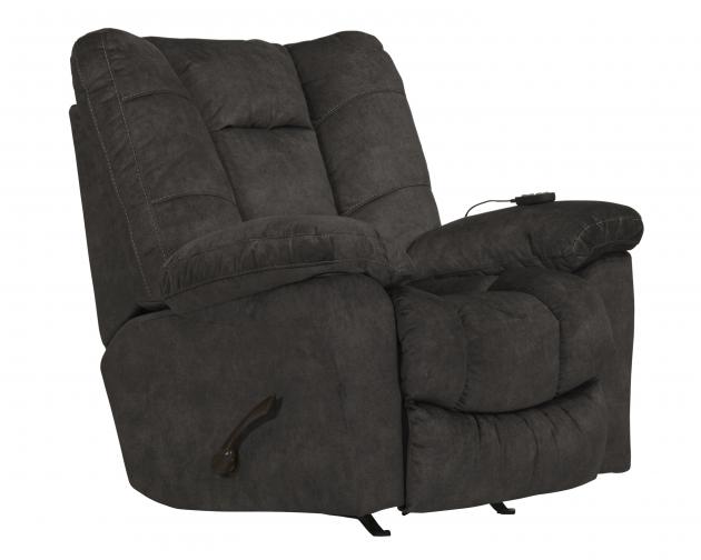 Catnapper Manfred Rocker Recliner w/Heat & Massage in Ebony