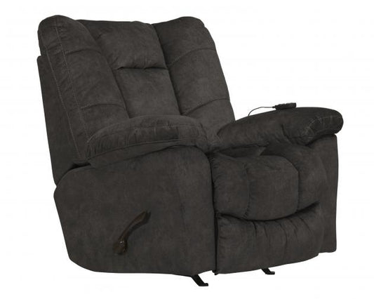 Catnapper Manfred Rocker Recliner w/Heat & Massage in Ebony