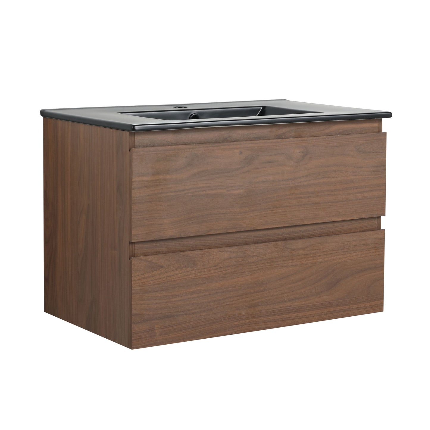 Wall Mounted Bathroom Vanity With Sink, 2 Soft Close Drawers