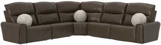 Catnapper Tramonti collection arrangement; coordinating pieces sold separately in Chocolate