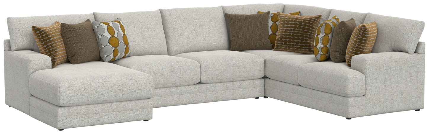 Tori - Sectional With Comfort Coil Seating And Accent Pillows Included