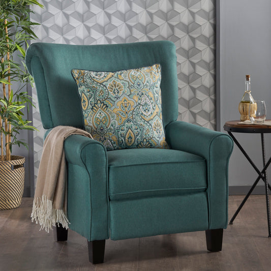 Wide Manual Standard Recliner - Teal