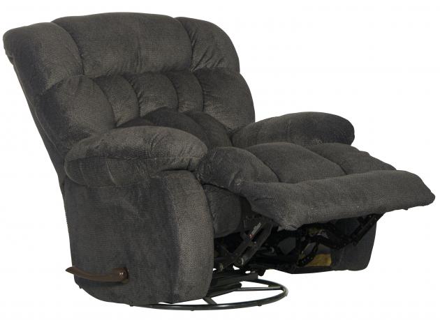 Catnapper Daly Chaise Swivel Glider Recliner in Cobblestone