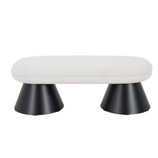 Dining Bench Upholstered For Dining Room - Beige