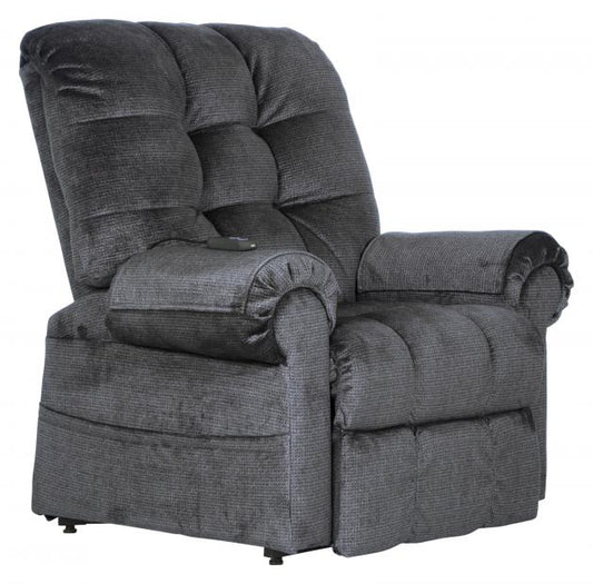 Catnapper Omni Power Lift Full Lay-Out Chaise Recliner in Ink