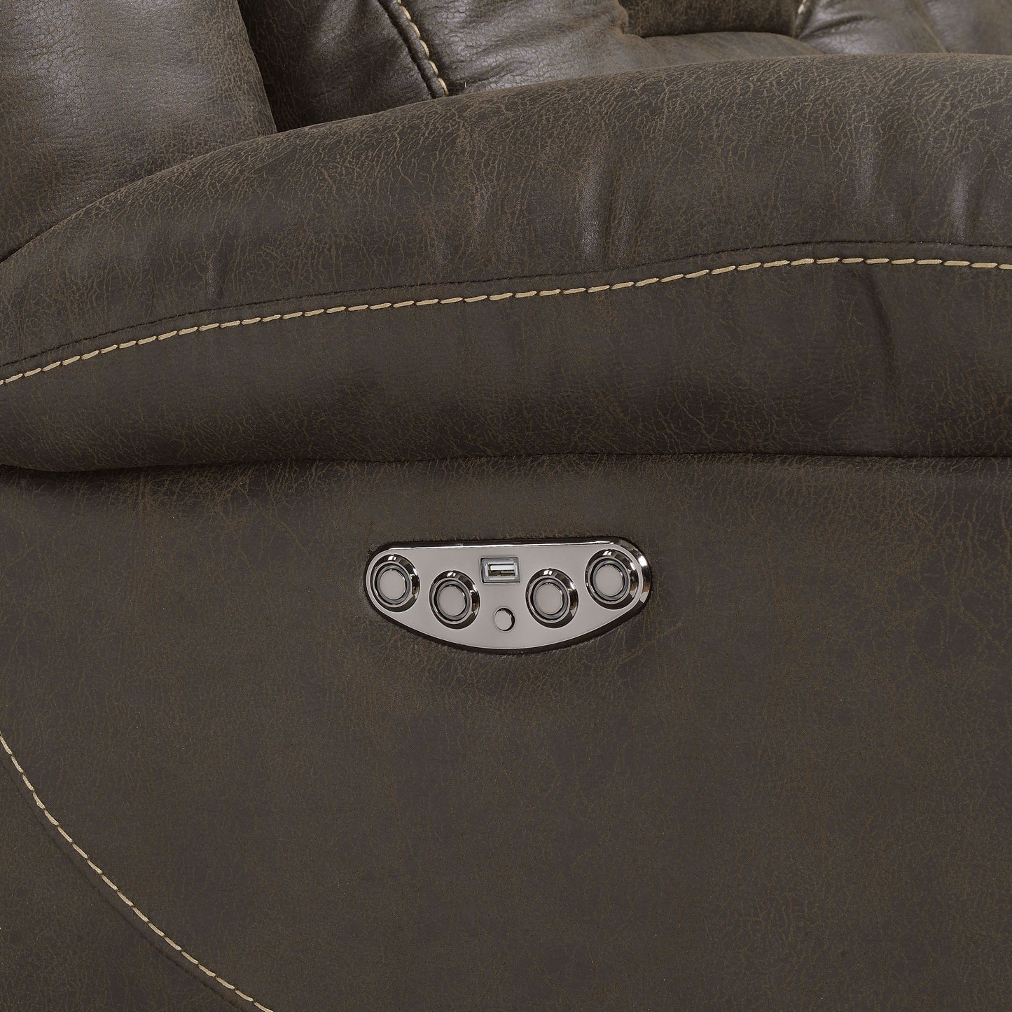 Aria - Power Recliner Sofa - Brown