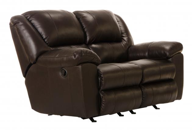 Catnapper Transformer II Rocking Reclining Loveseat in Chocolate