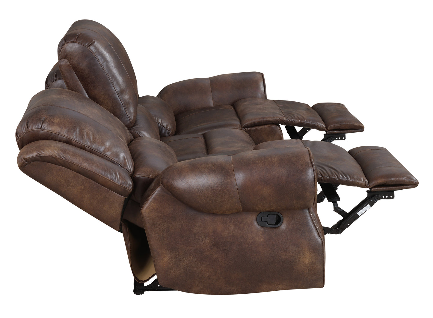 Navarro - Recliner Sofa - Brown