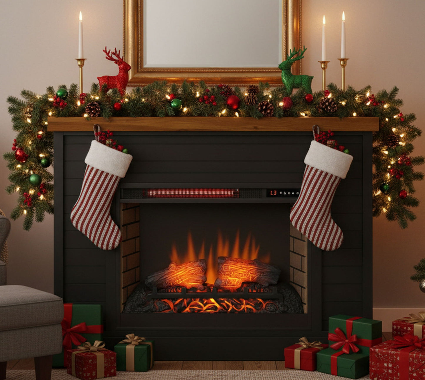 Washington - 48" Fireplace With Mantel