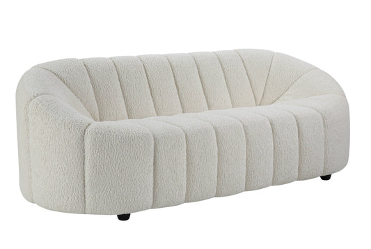 Osmash - Teddy Sherpa Sofa - White