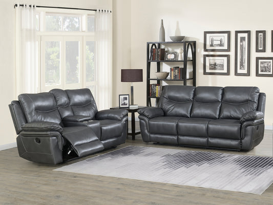 Isabella - Sofa And Loveseat Set - Gray