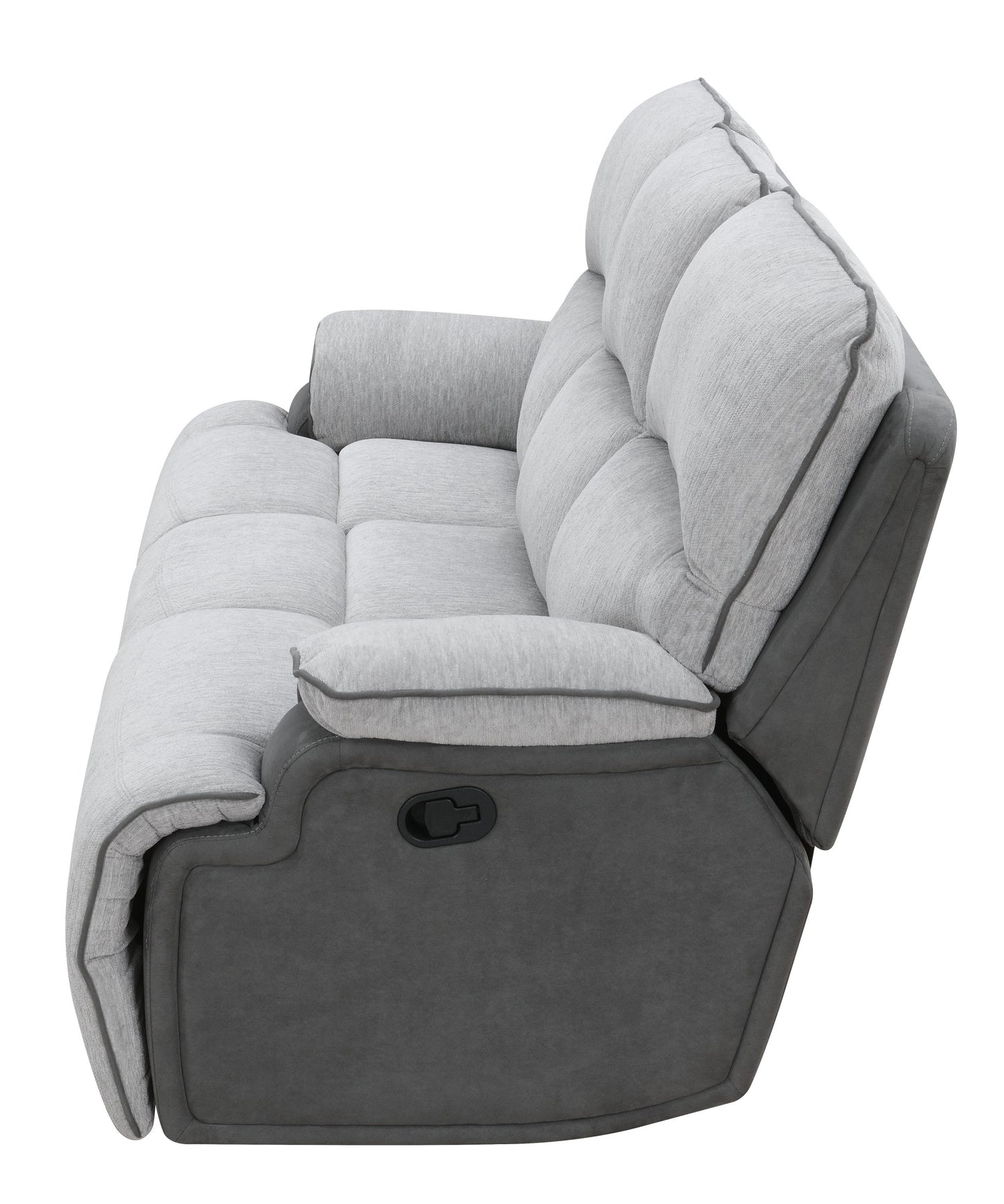 Cyprus - Recliner Sofa - Gray