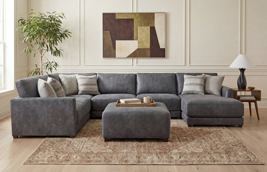 Jackson Haven collection arrangement; coordinating pieces sold separately in Denim