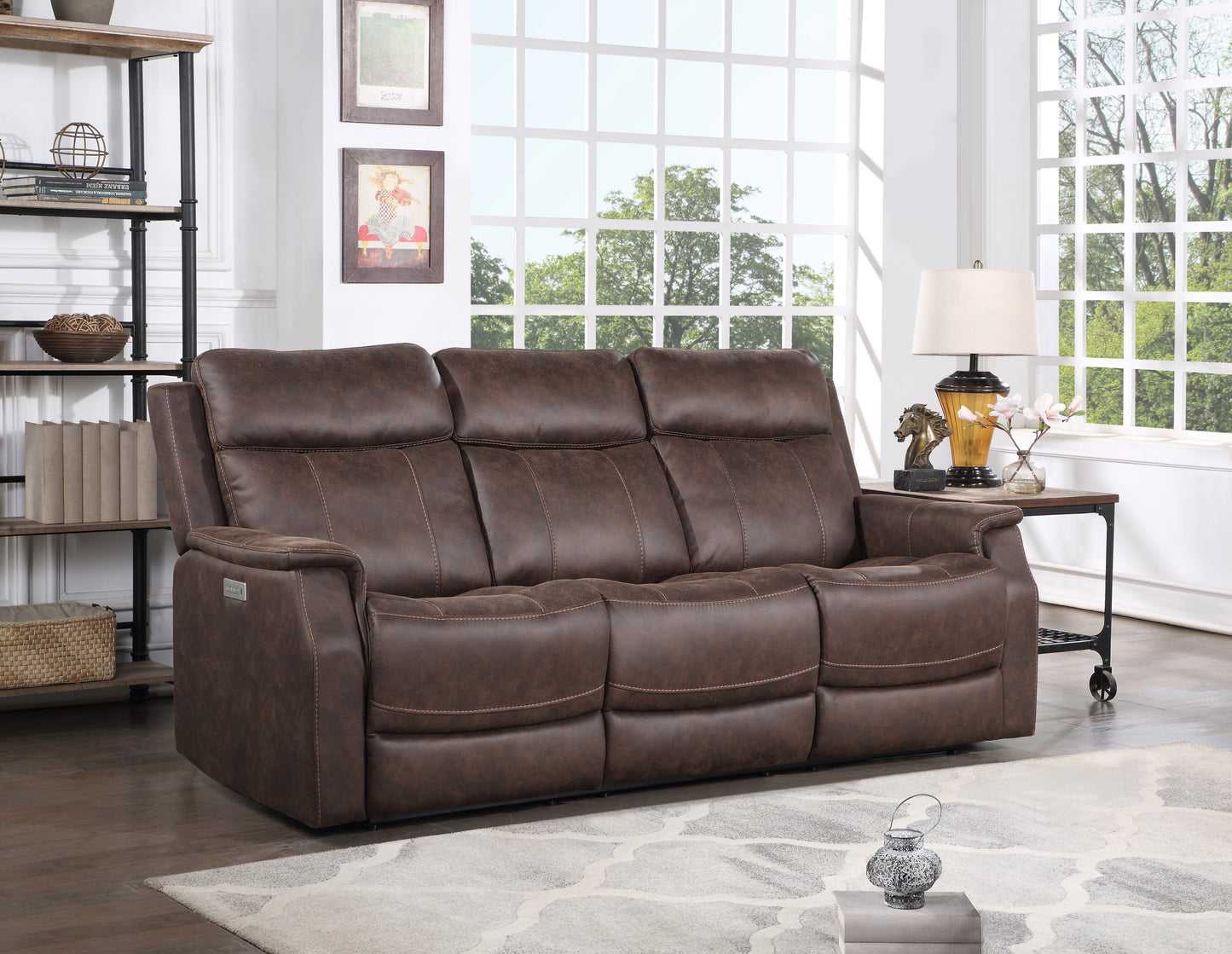 Valencia Pw/Pw Recliner Sofa Walnut