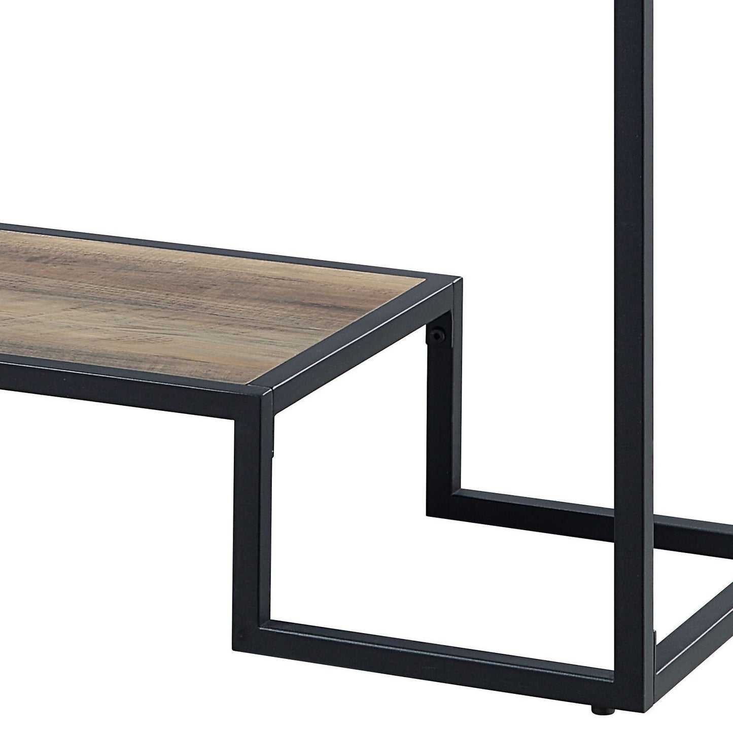 Idella - Sofa Table - Rustic Oak / Black