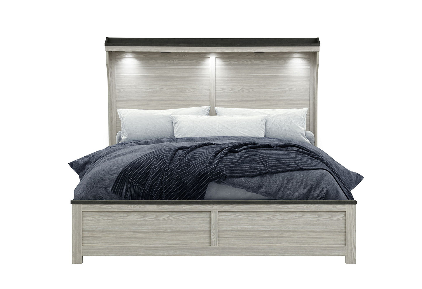 Ashley - King Bed Footboard Slats - Brown
