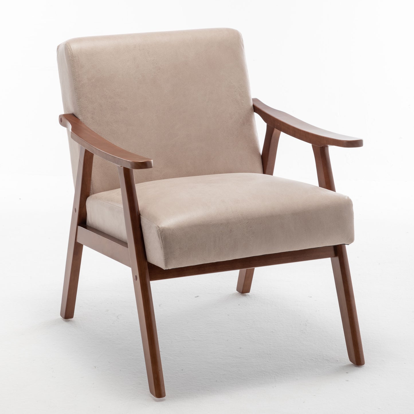 Accent Chair, Classic Mid Century Modern For Extra Seating