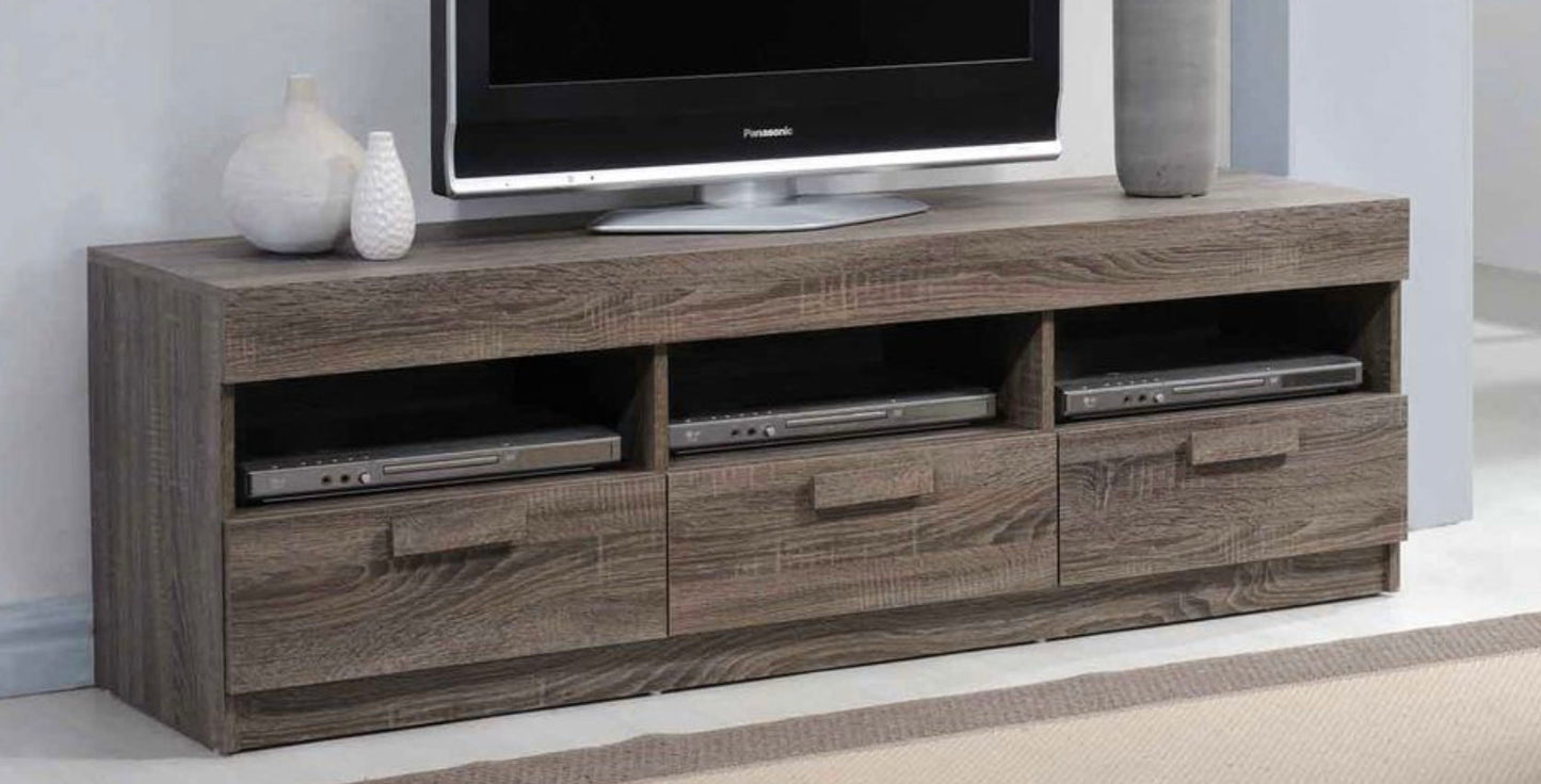 Alvin - TV Stand - Rustic Oak