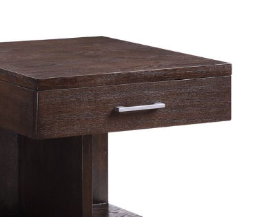 Niamey - End Table - Walnut