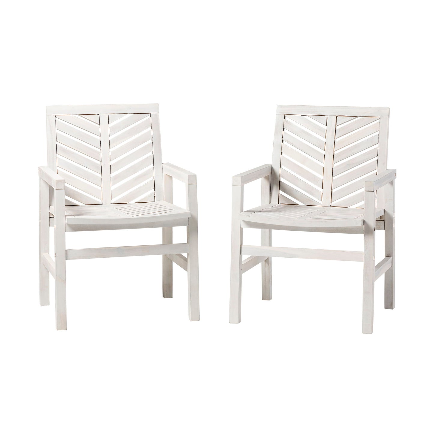 Modern 2 Piece Chevron Patio Chairs