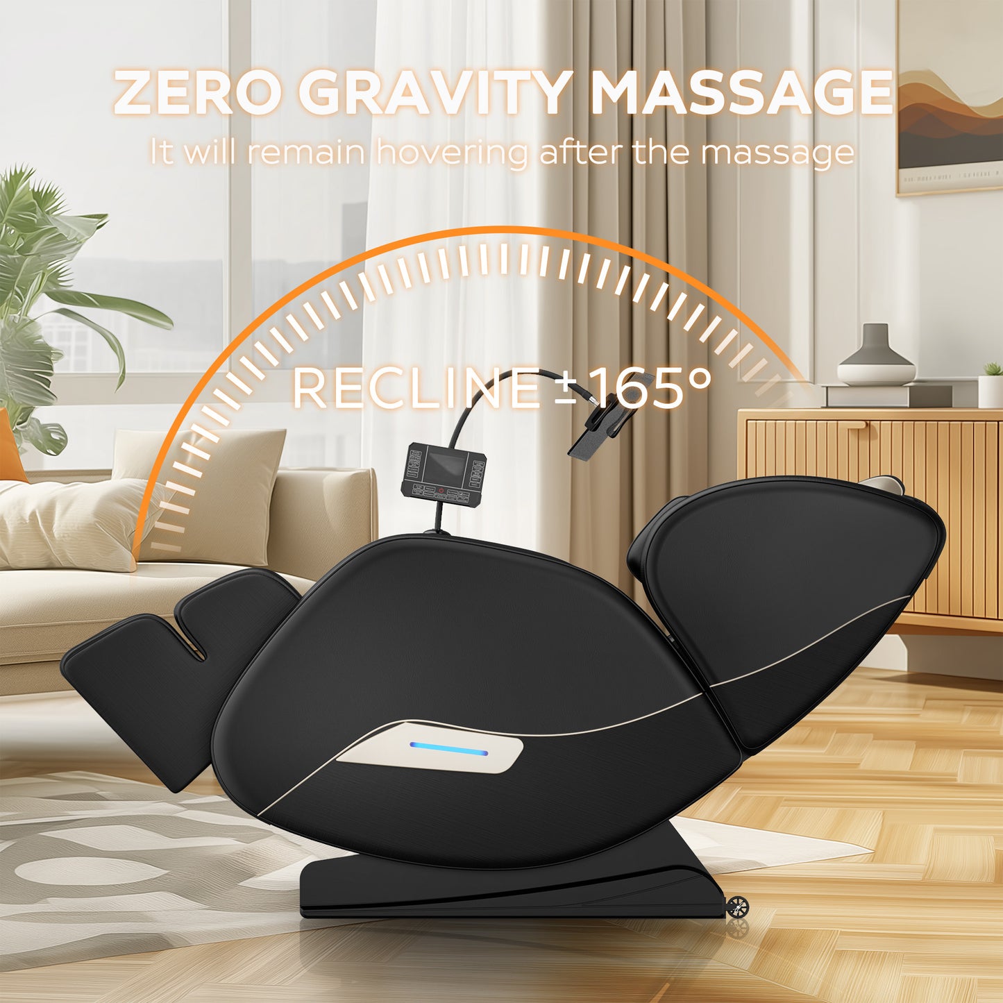 2024 Massage Chair Recliner with Zero Gravity with Full Body Air Pressure