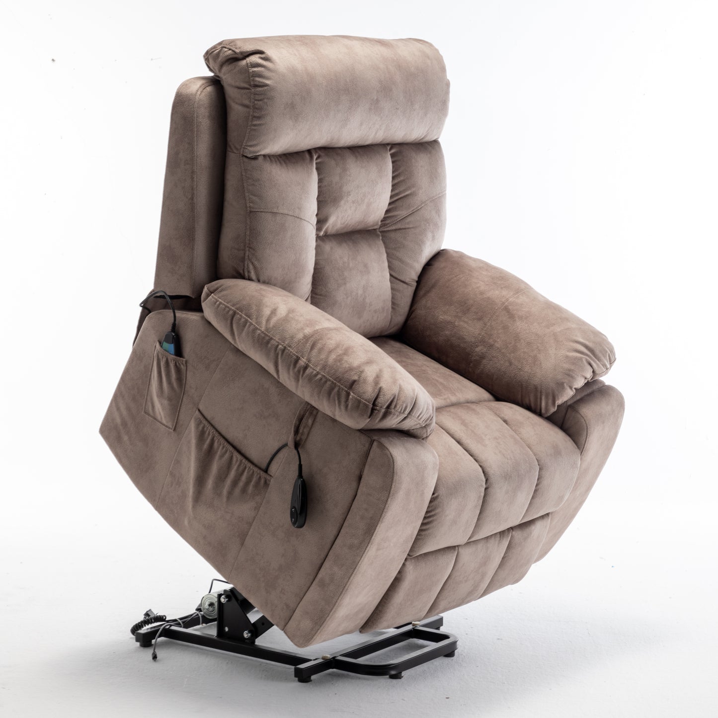 Lounge chair lift chair relax sofa chair living room furniture living room power elderly electric lounge chair (oversize, hidden cup holder)