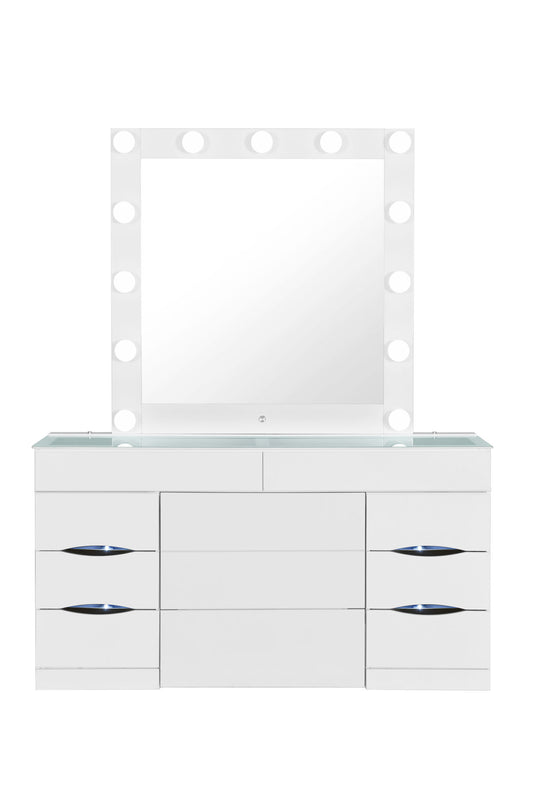 Ella - Vanity Top With LED - White