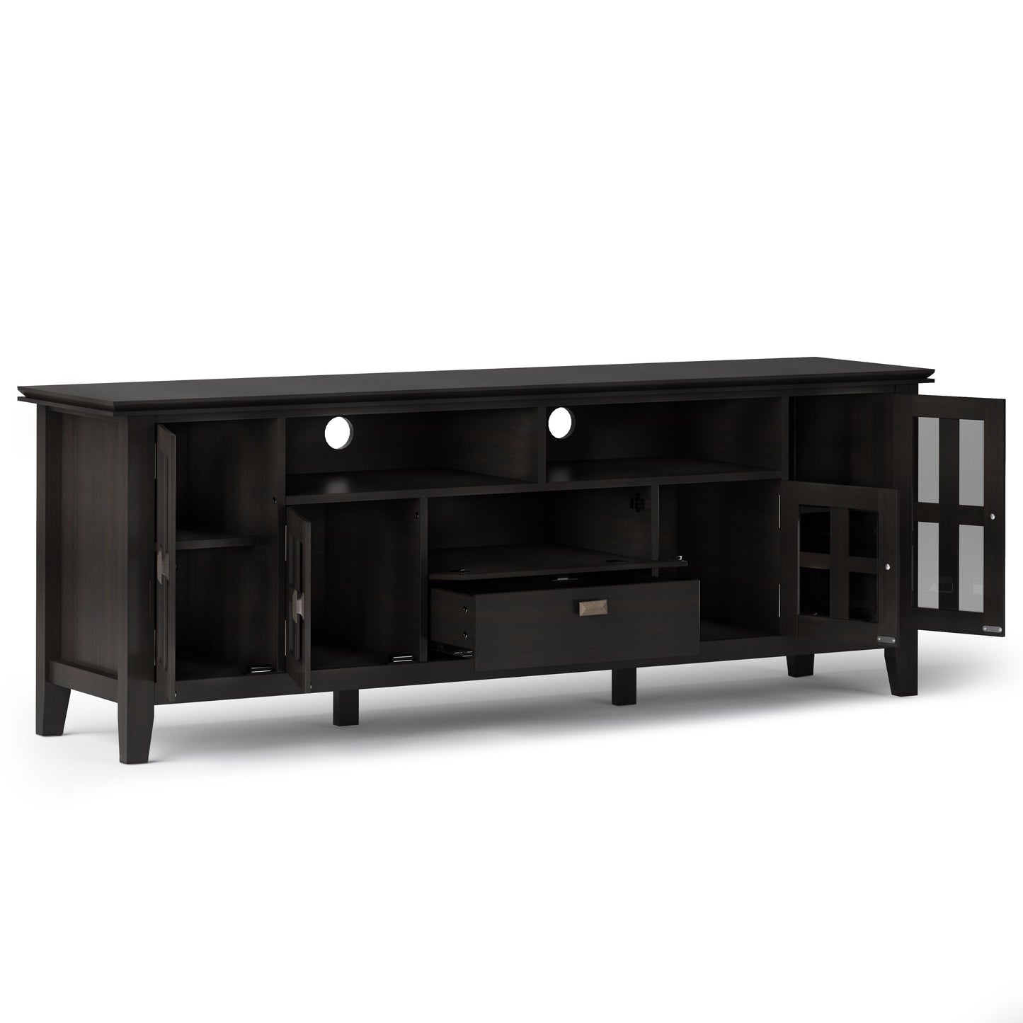 Artisan - TV Media Stand - Hickory Brown