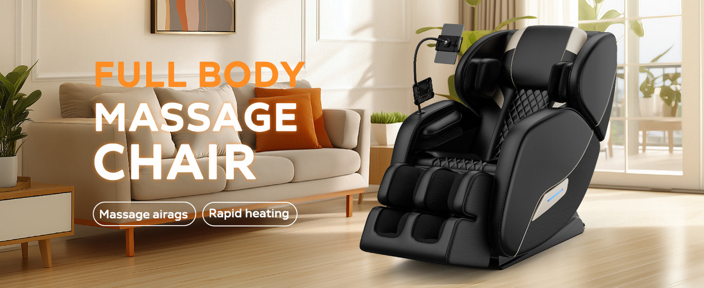 2024 Massage Chair Recliner with Zero Gravity with Full Body Air Pressure