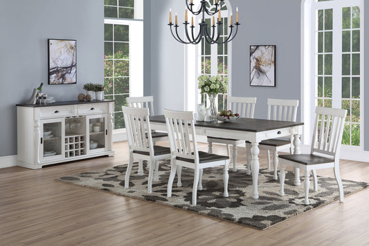 Joanna - 7 Piece Dining Set - Two Tone