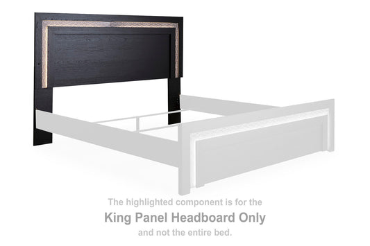 Brizmore - King Panel Headboard - Black