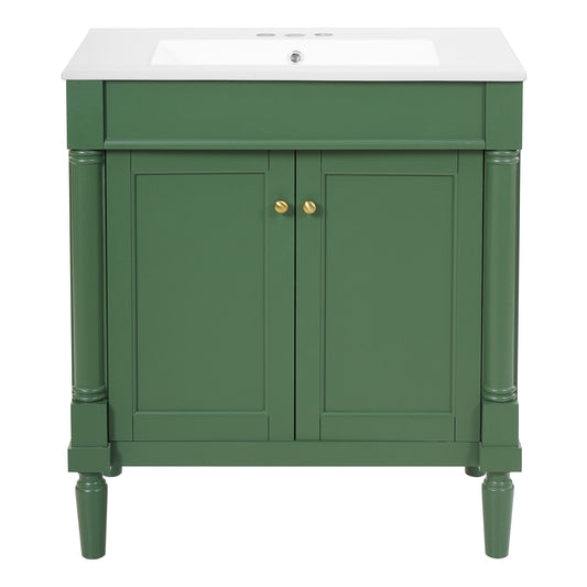Bathroom Vanity Cabinet With Sink, Soft Close Doors, Storage Cabinet