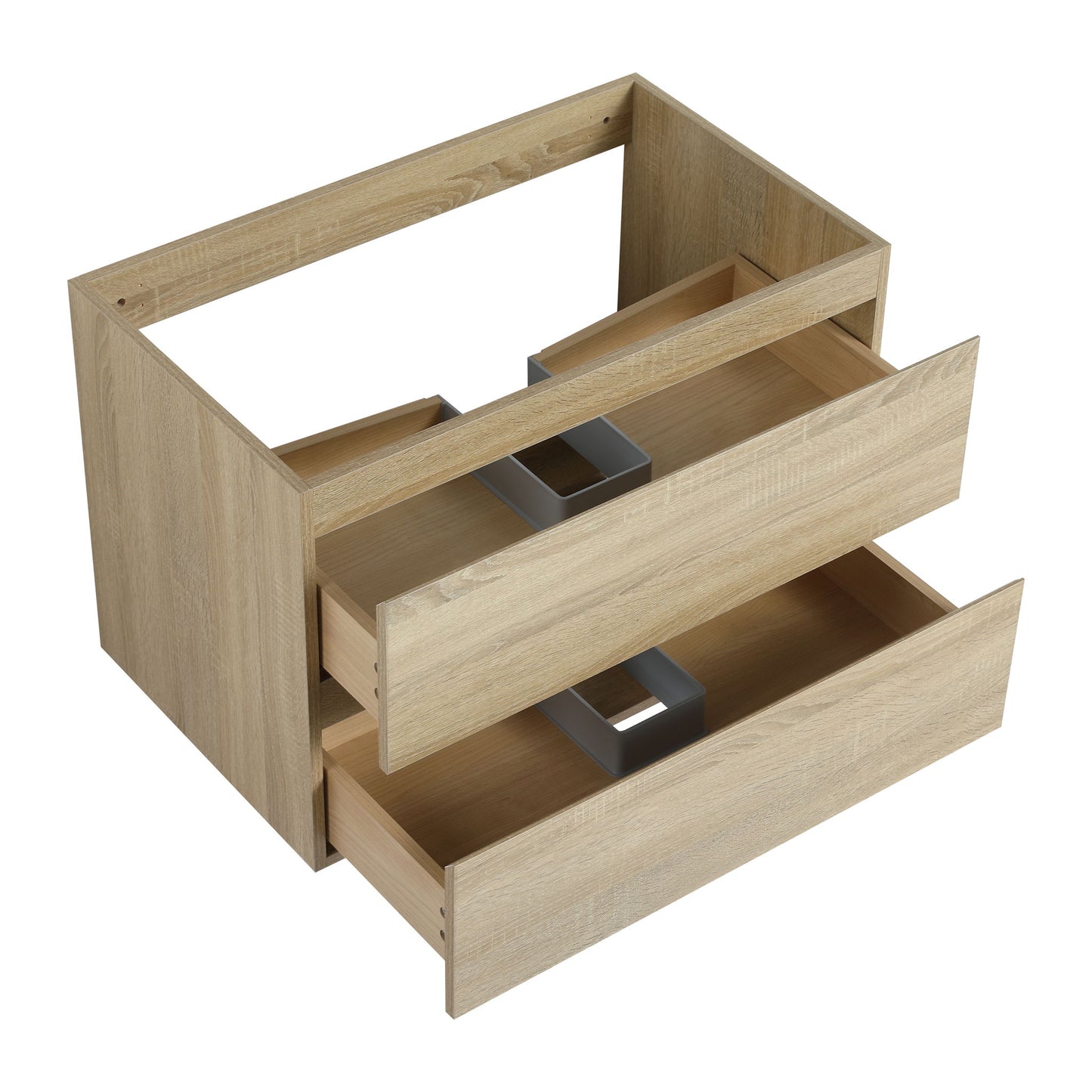 Wall Mounted Bathroom Vanity Cabinet, Soft Close Drawers (Vanity Only)