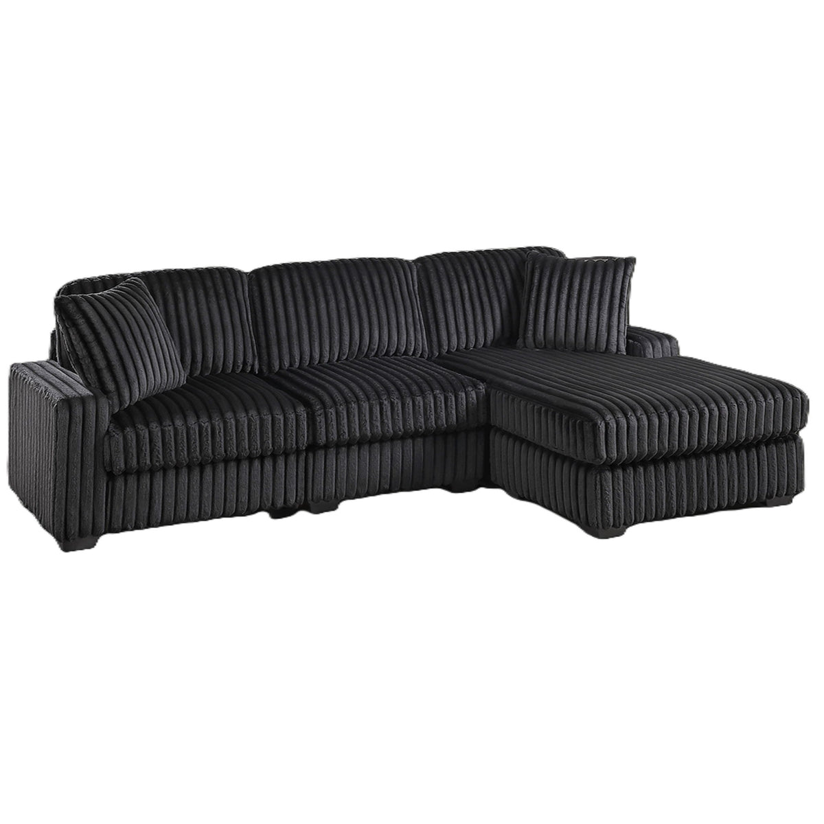 Sectional Sofa Set With Reversible Chaise, Living Room Furniture