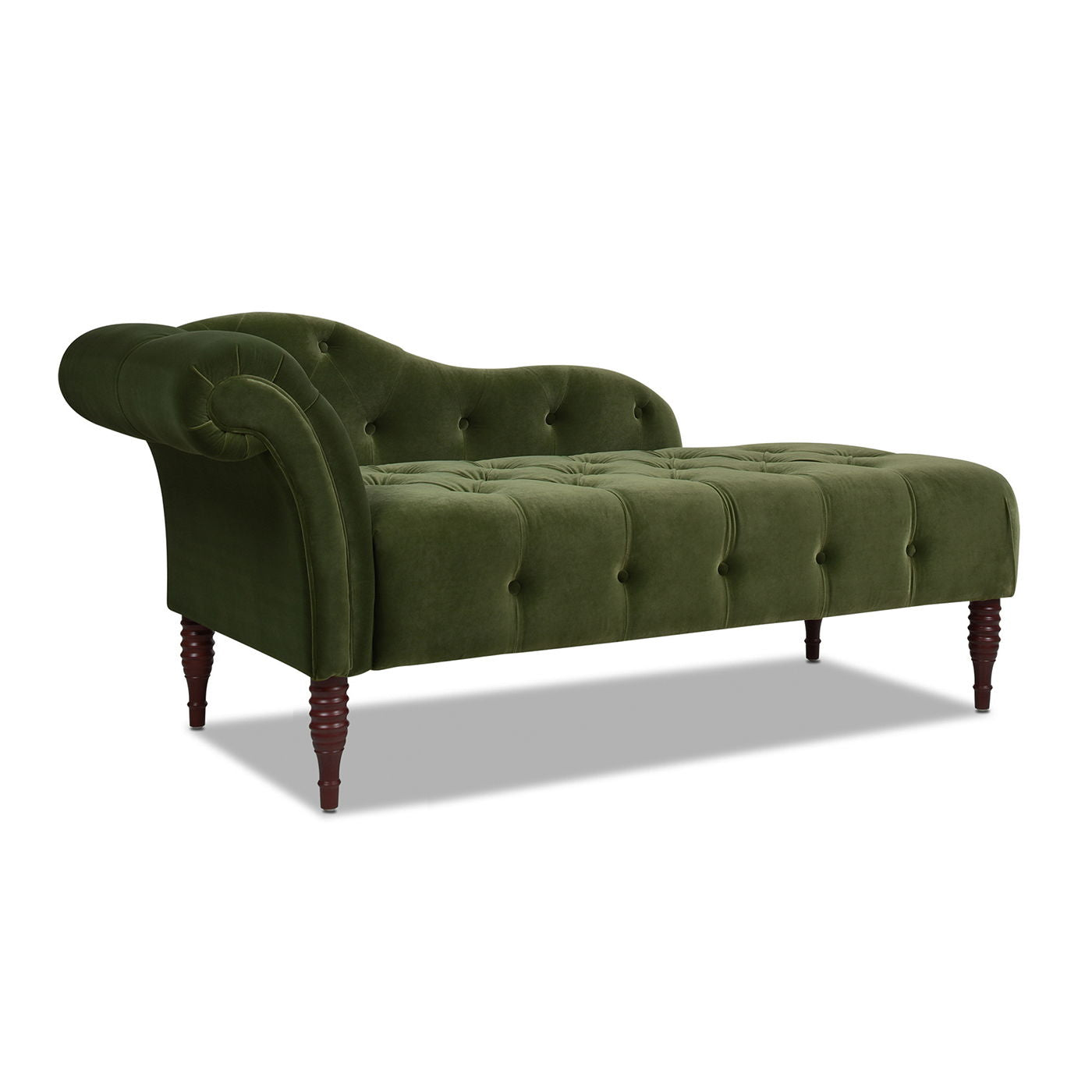 Samuel - Tufted Roll Arm Chaise Lounge