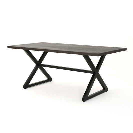 Rolando - Outdoor Aluminum Dining Table With Steel Frame